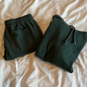 Matching Green Sweatsuit